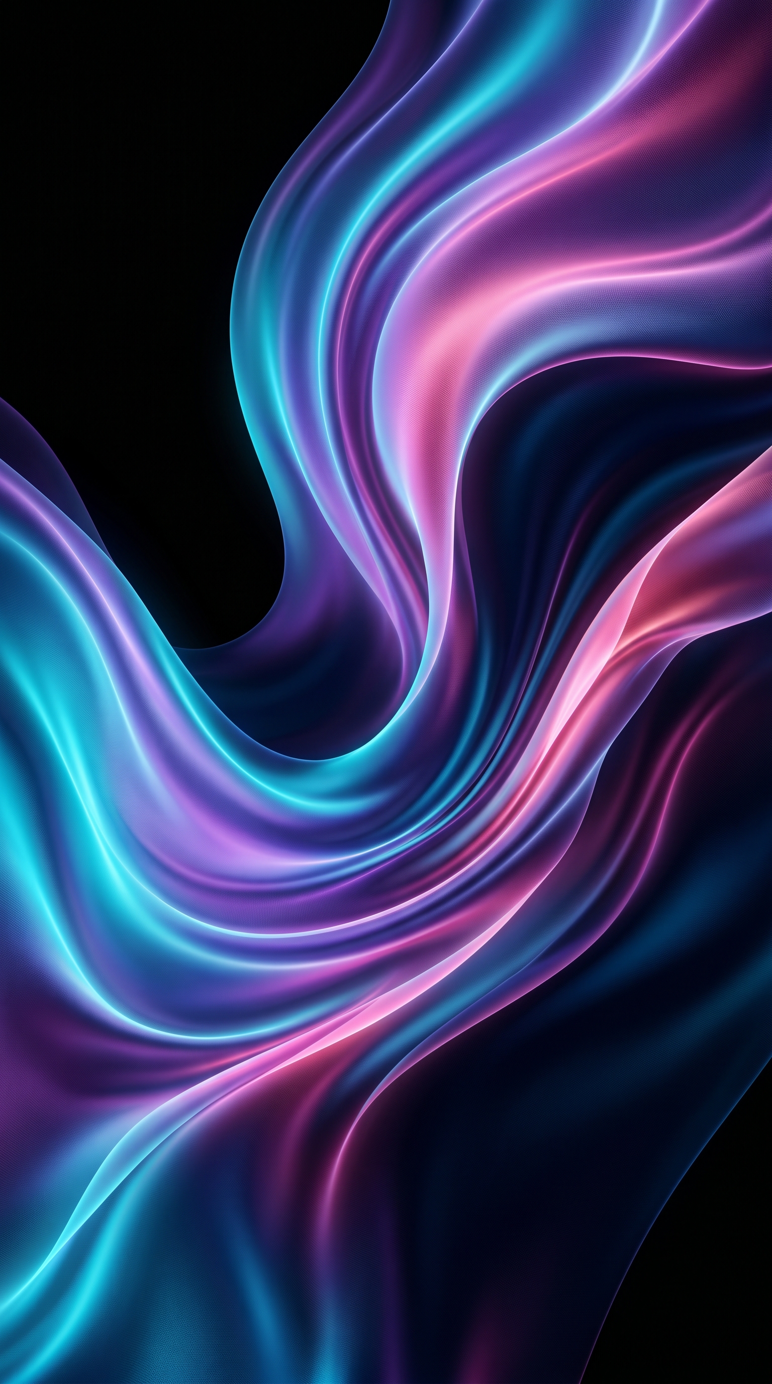Silk Wallpaper With Flowing Gradient